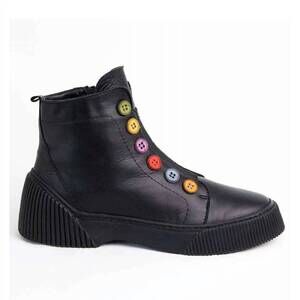 NEW GELATO women's tina ankle boot in black multi